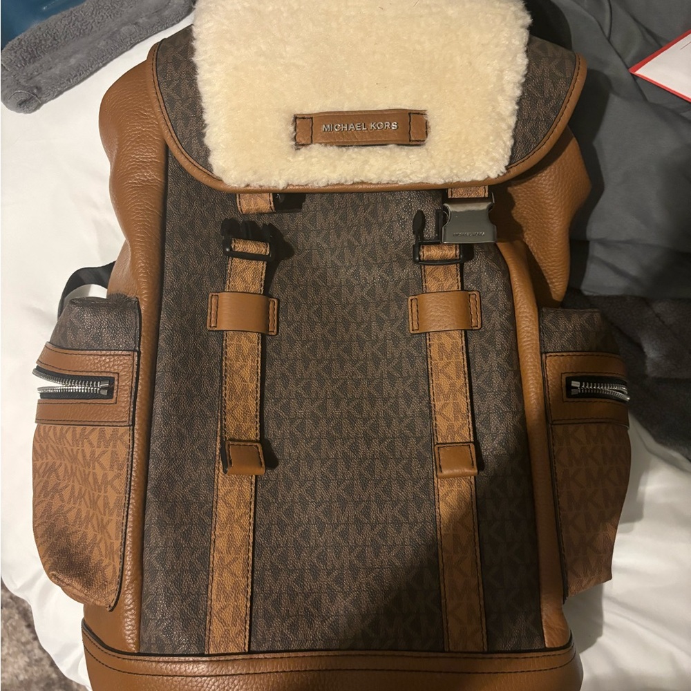 Michael Kors Brown Backpack
